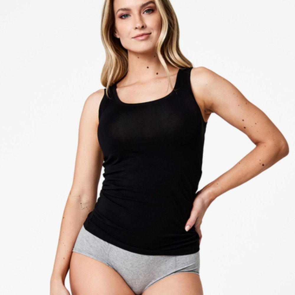 Pact Organic Women's M Black Tank